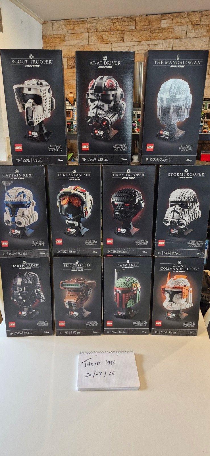Lego Star Wars Helmet Collection, Ophalen of Verzenden, Zo goed als nieuw