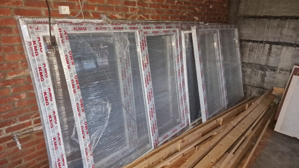 NIEUW PVC Ramen, Doe-het-zelf en Bouw, Ophalen, Nieuw, Gevelraam of Ruit, Dubbelglas