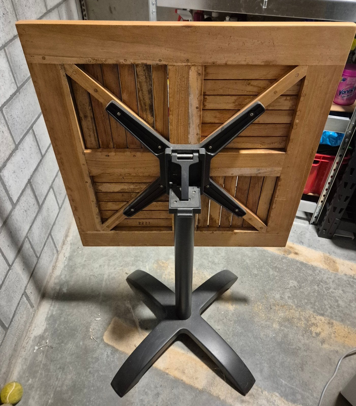 hartman tafel 70x70cm, Tuin en Terras, Ophalen, Vierkant, Hout