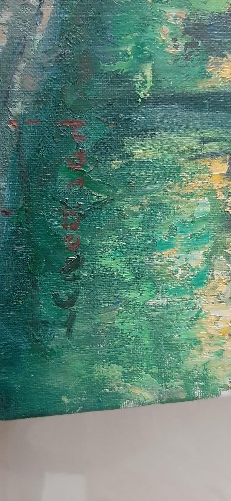 Schilderij van Brugse schilder, Antiek en Kunst, Ophalen