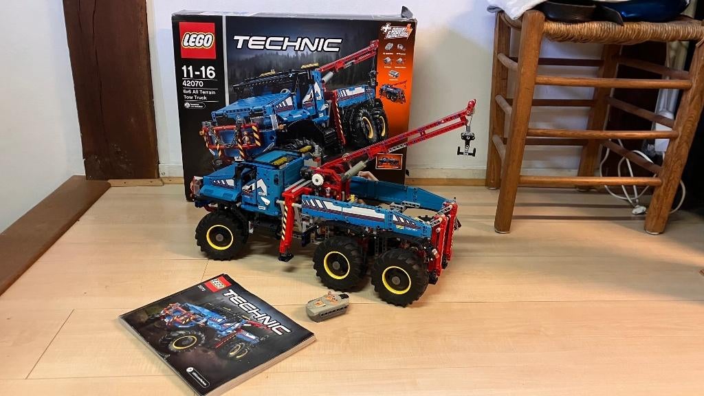 LEGO Technic set 42070 All terrain 6x6 sleepwagen, Lego, Ensemble complet, Enlèvement, Utilisé