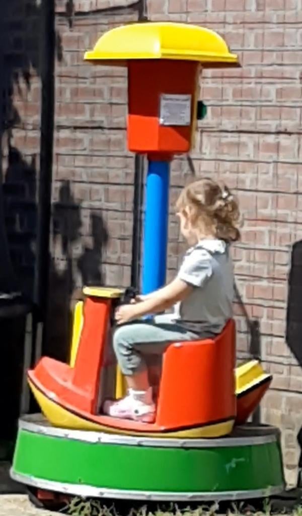 Bootjes draaimolentje 2 zitter, Collections, Machines | Autre, Enlèvement, Utilisé