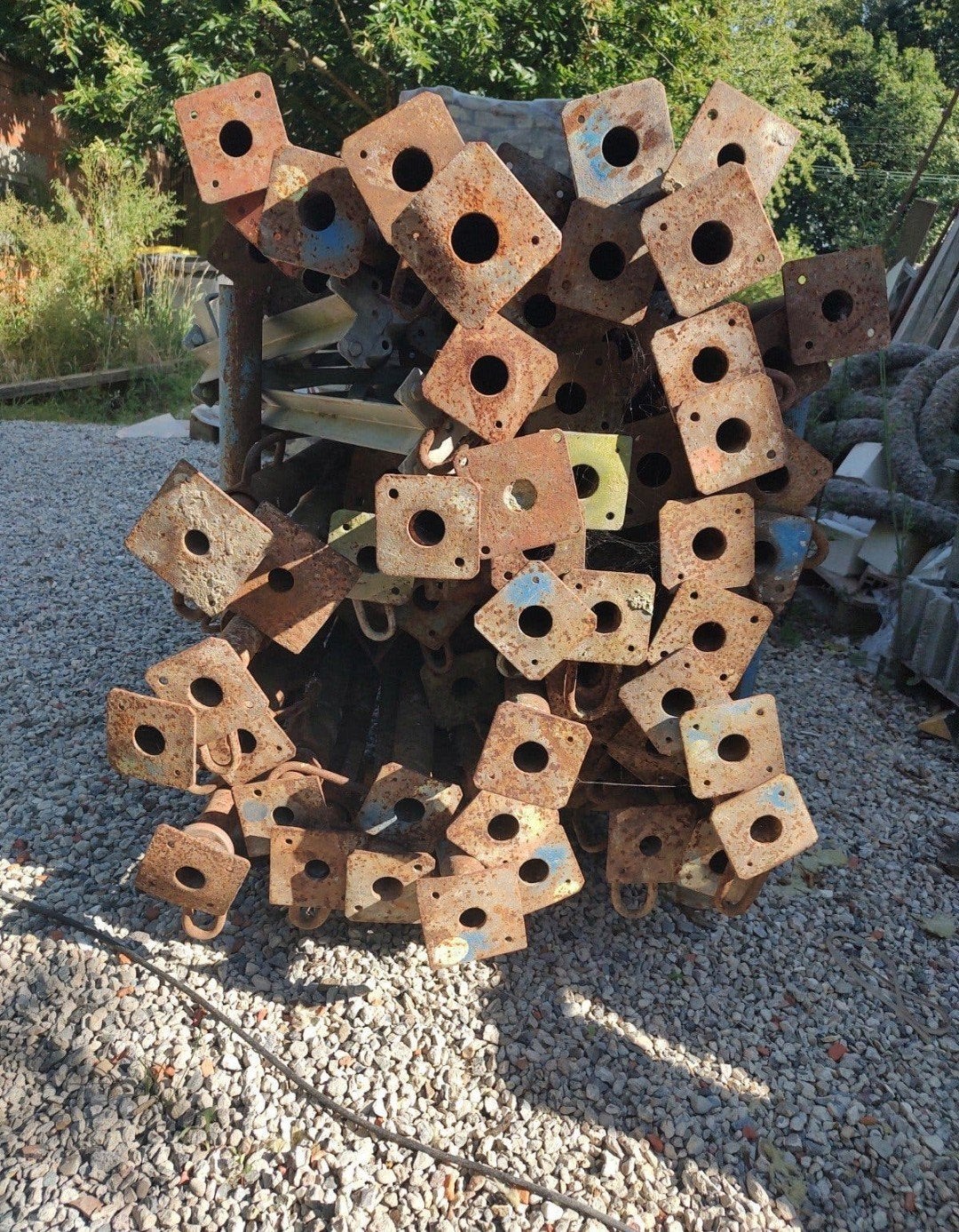 Bouwstempels-stutten-schroefstemels, Doe-het-zelf en Bouw, Ophalen, Zo goed als nieuw, Overige metalen