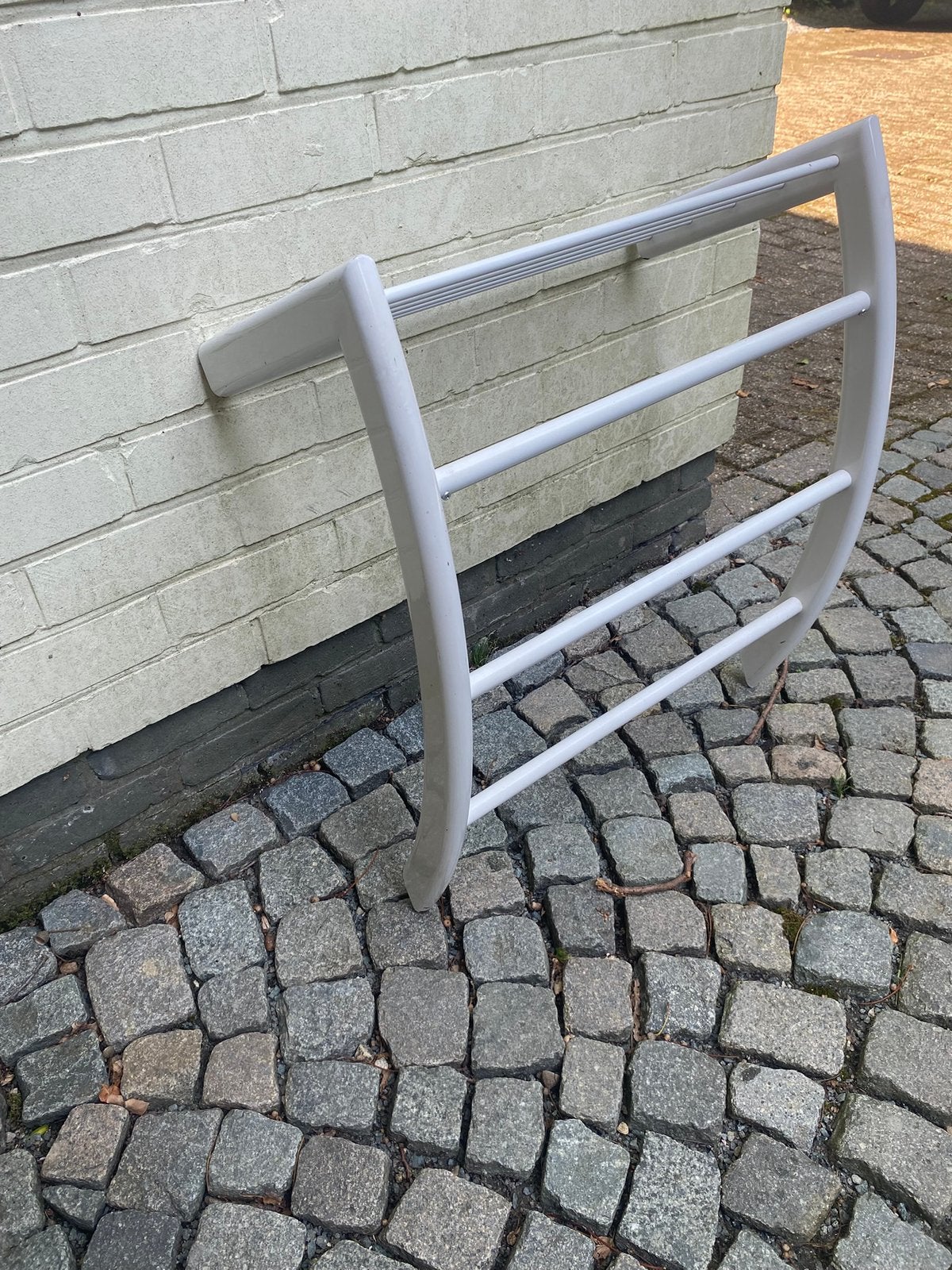 Handdoekrek, Huis en Inrichting, Badkamer | Badtextiel en Accessoires, Ophalen, Gebruikt, Handdoekenrek, Wit