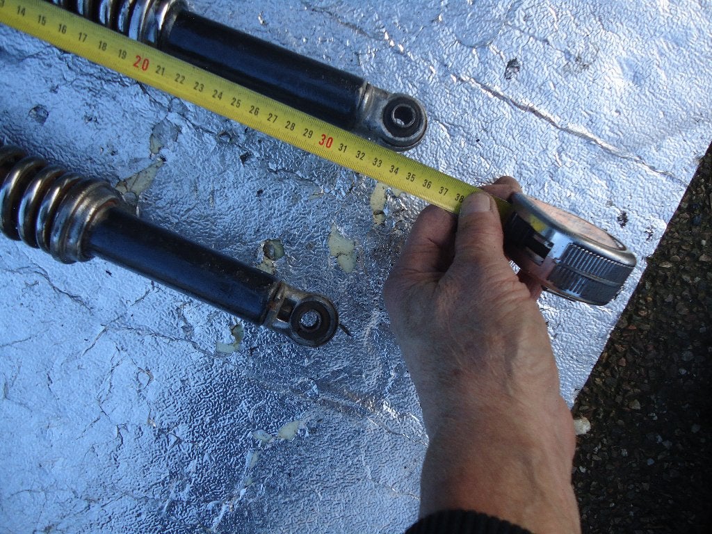 Set gebruikte schokdempers achter Zundapp, Vélos & Vélomoteurs, Enlèvement ou Envoi, Utilisé, Cadre