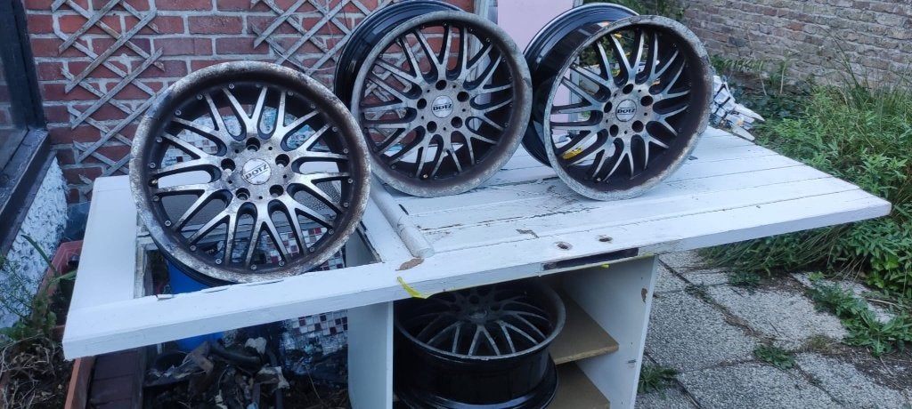 Dots velgen 18" (Dotz Mugello-?) opknappers, Ophalen, 18 inch, Gebruikt, Velg(en)