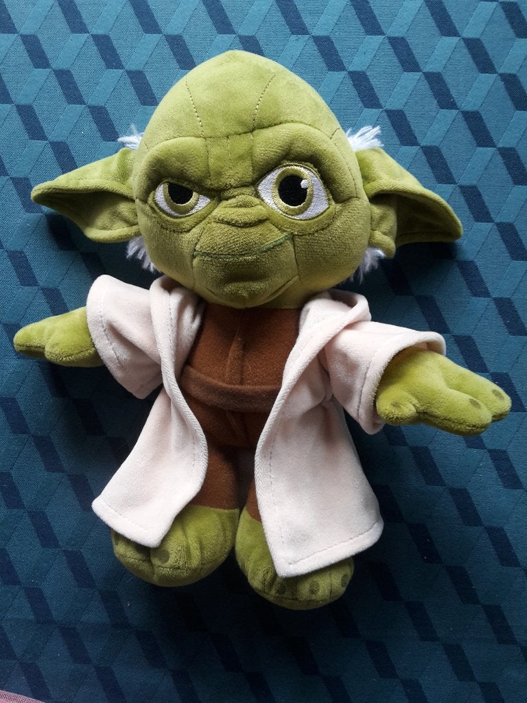 Schattige Yoda knuffel van Star Wars, 28 cm, als nieuw, Verzamelen, Star Wars, Ophalen of Verzenden, Zo goed als nieuw, Overige typen