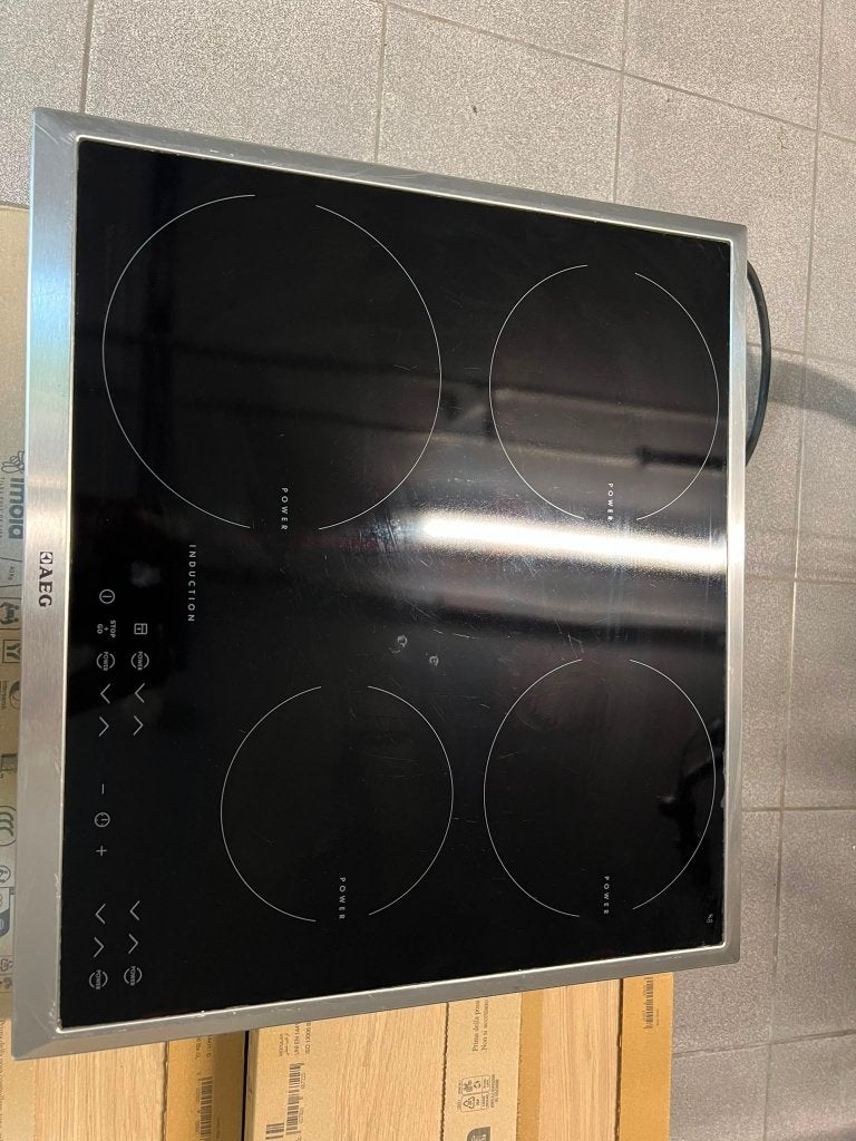 inductie kookvuur, Electroménager, Tables de cuisson, 4 zones de cuisson, Encastré, Comme neuf, Enlèvement