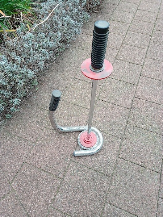 handwikkelfolie houder 25€., Bricolage & Construction, Enlèvement, Utilisé, Autres types