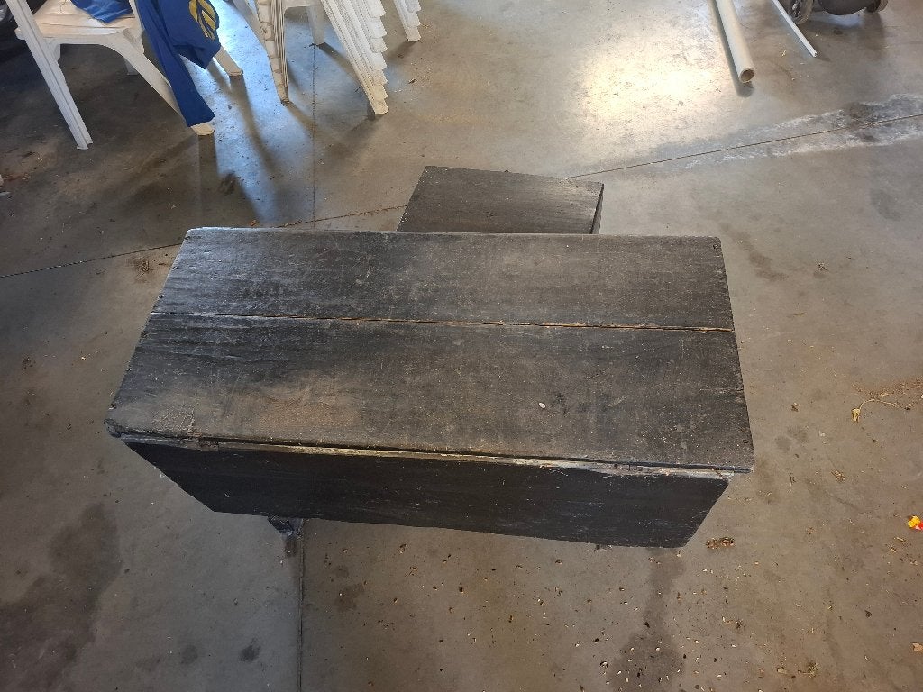 houten koffer, Ophalen