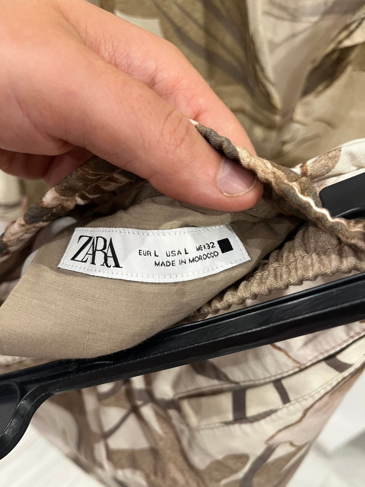 Zara-set, Ophalen of Verzenden, Zo goed als nieuw, Beige, Halswijdte 41/42 (L)