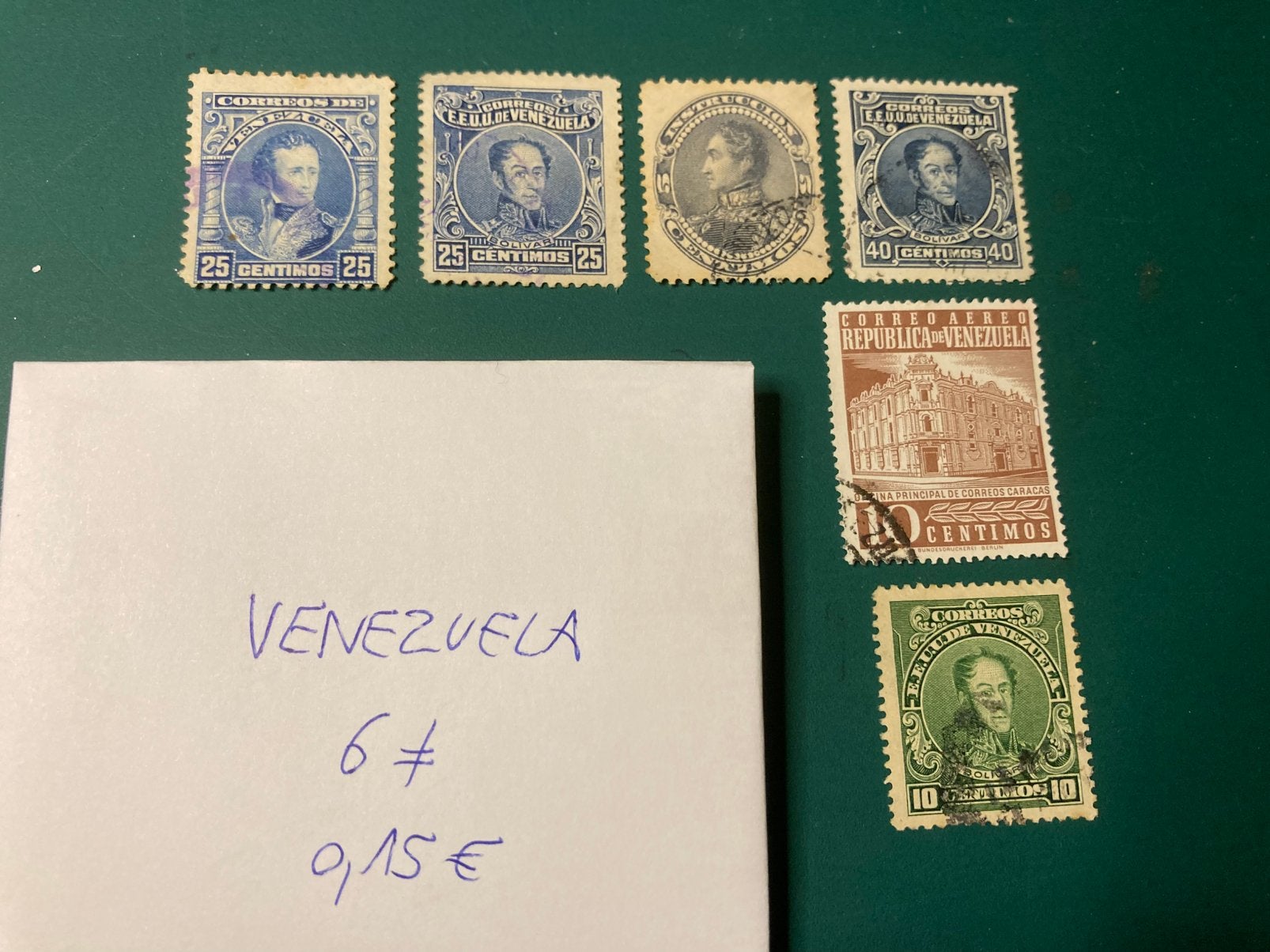 Lot postzegels Venezuela, Ophalen of Verzenden, Gestempeld