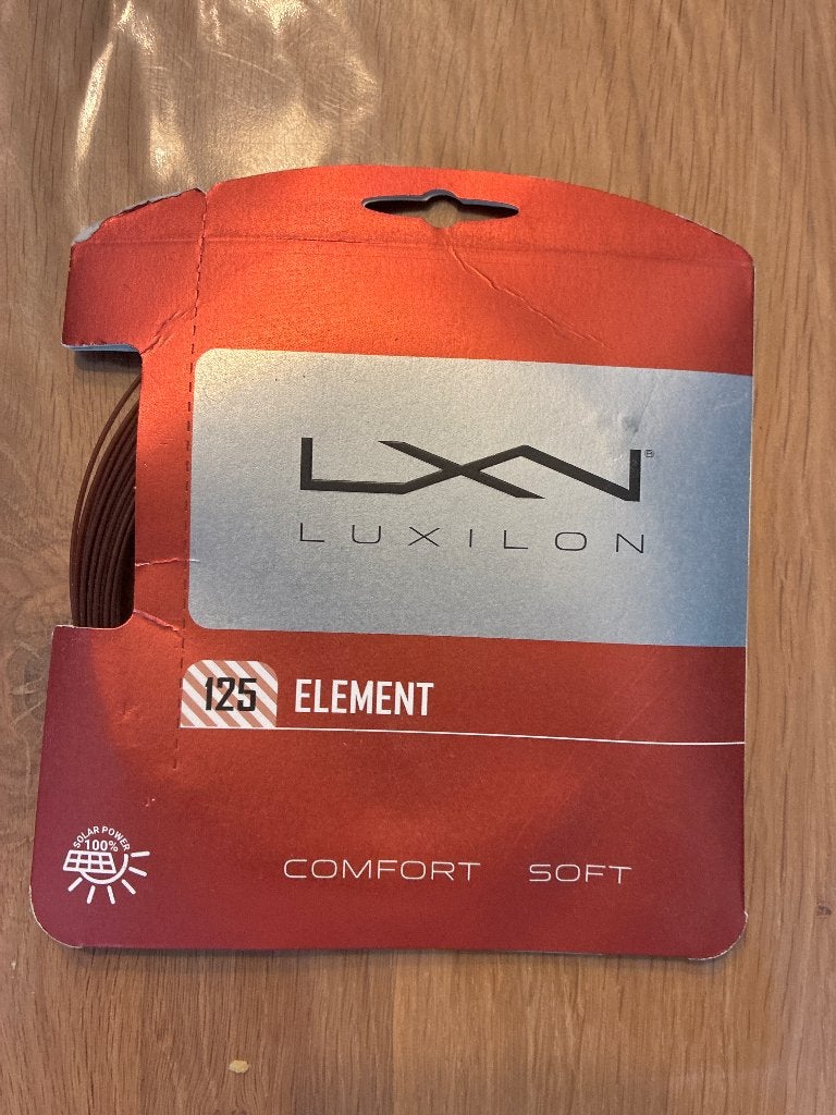Cordage Luxilon Element 125, Sport en Fitness, Tennis, Ophalen, Nieuw, Grip of Snaar, Overige merken
