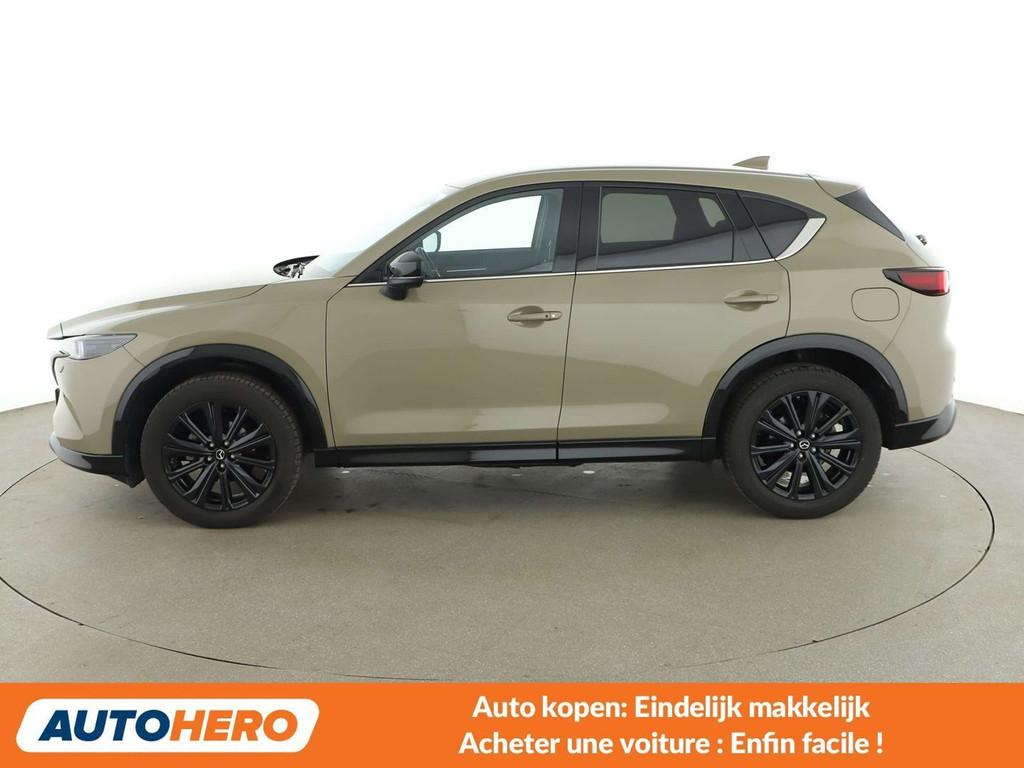 Mazda CX-5 2.0 SKYACTIV-G Mild-Hybrid Homura 2WD, Autos, Mazda, Détection des panneaux routiers, Achat, Euro 6, Jaune