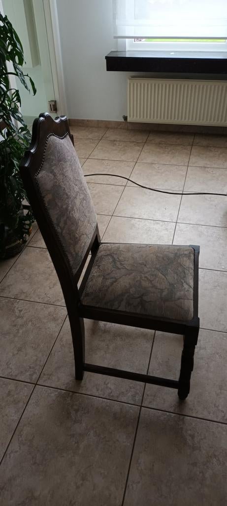 Eikenstoelen 6, Huis en Inrichting, Stoelen, Ophalen, Stof