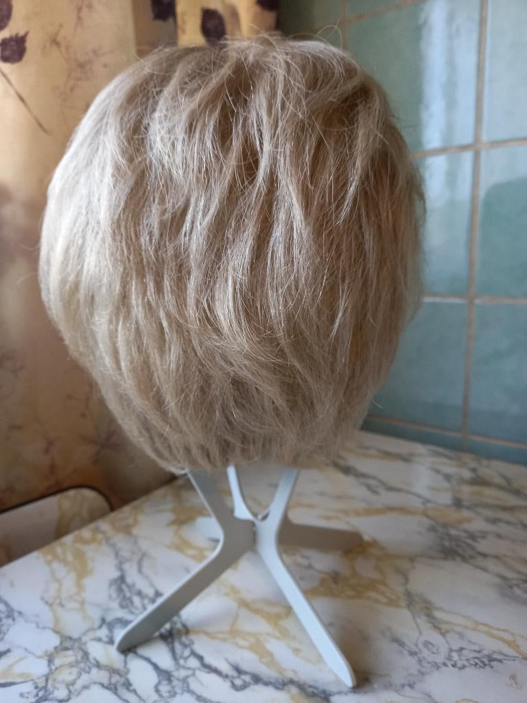 Blonde pruik echt haar, Ophalen, Zo goed als nieuw, Pruik of Haarverlenging
