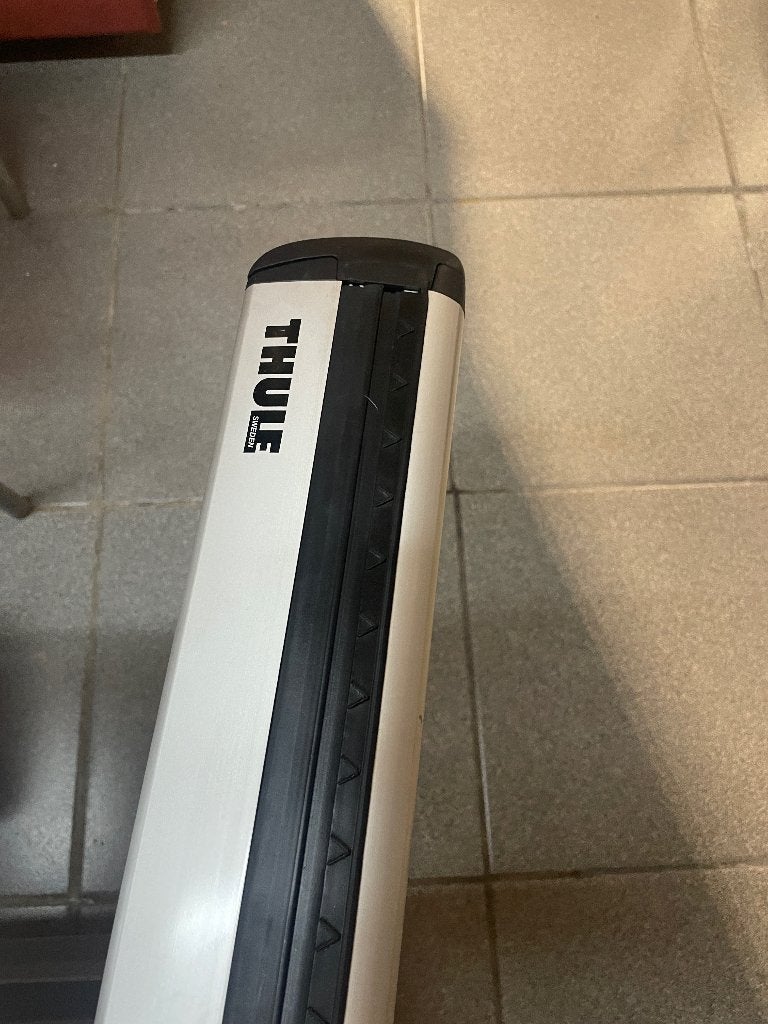 Thule WingBar Evo 118 cm set van 2, Auto diversen, Ophalen, Zo goed als nieuw
