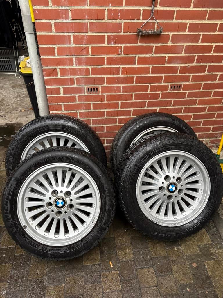 BMW jantes alu style 32 E36 E46 E39 5x120 16 pouce, Pneus et Jantes, 245 mm, 4 Saisons, 16 pouces
