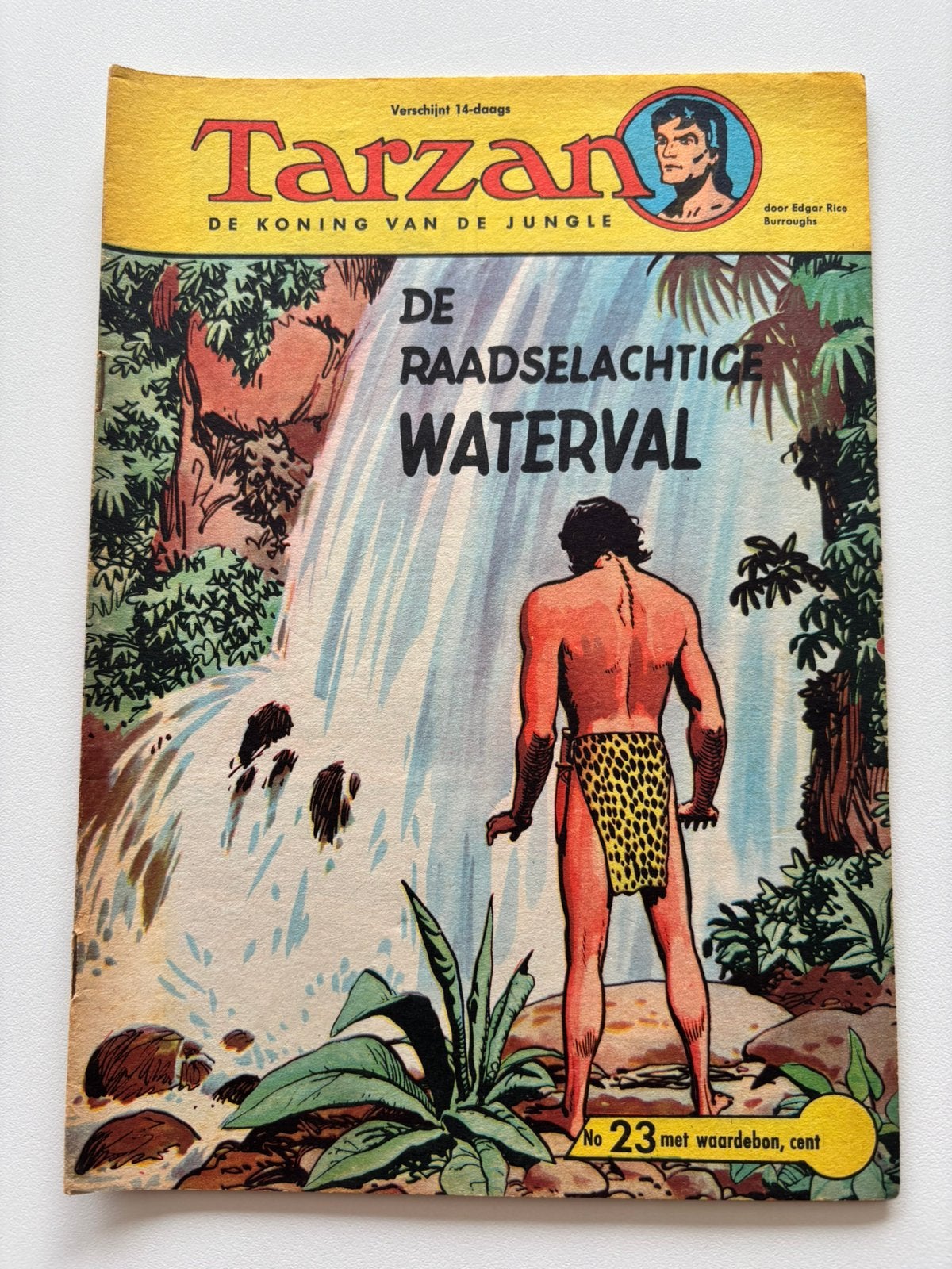 Tarzan strip nr 23 De raadselachtige waterval., Eén comic, Ophalen, Gelezen