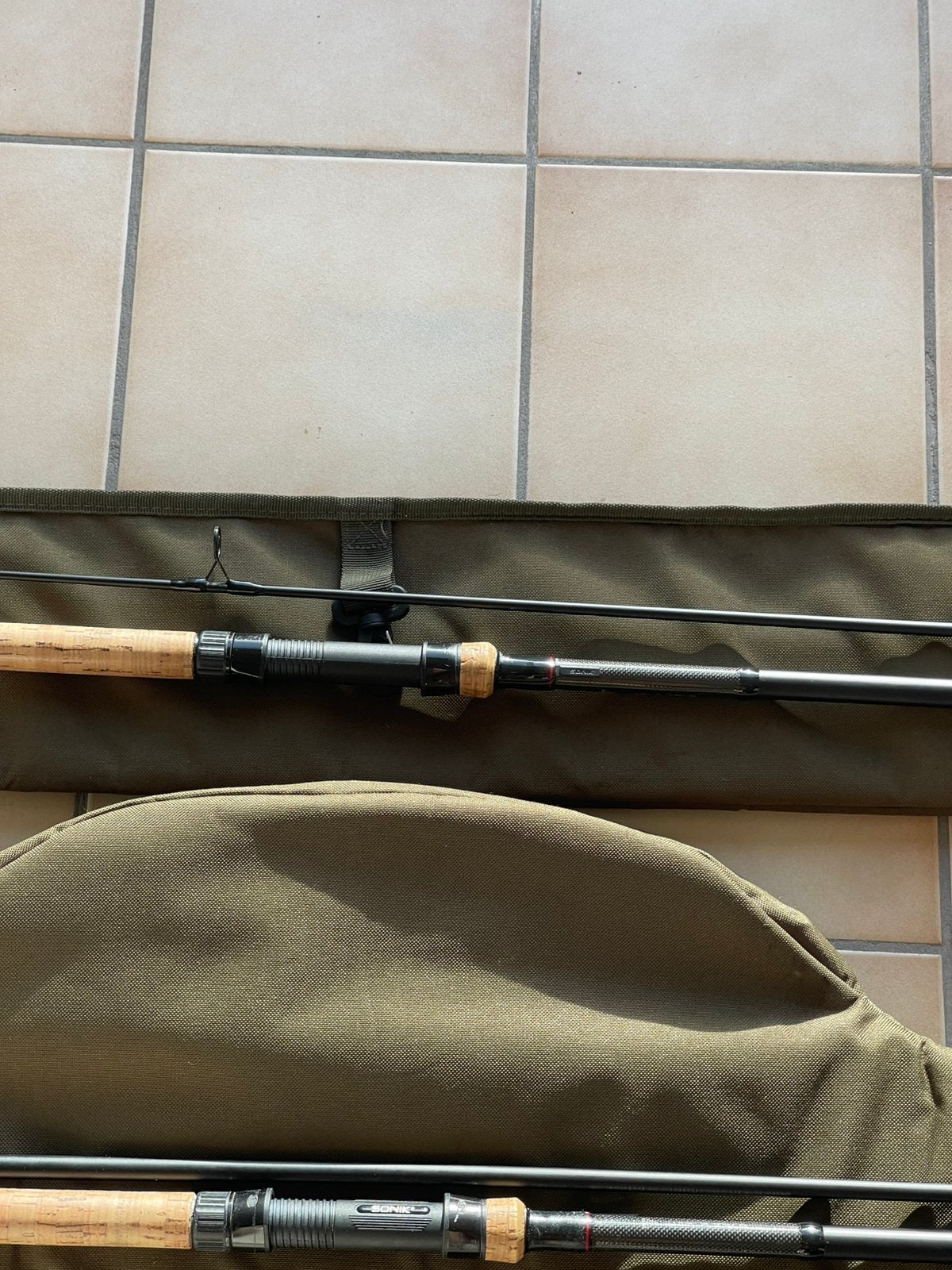 Mooie sonik kurk 12ft plus 2 jrc foudraals, Ophalen, Zo goed als nieuw