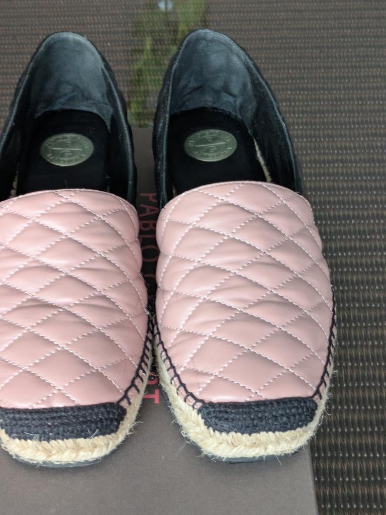 Espadrilles en cuir taille 38, Espadrilles, Enlèvement ou Envoi, Autres couleurs, Comme neuf