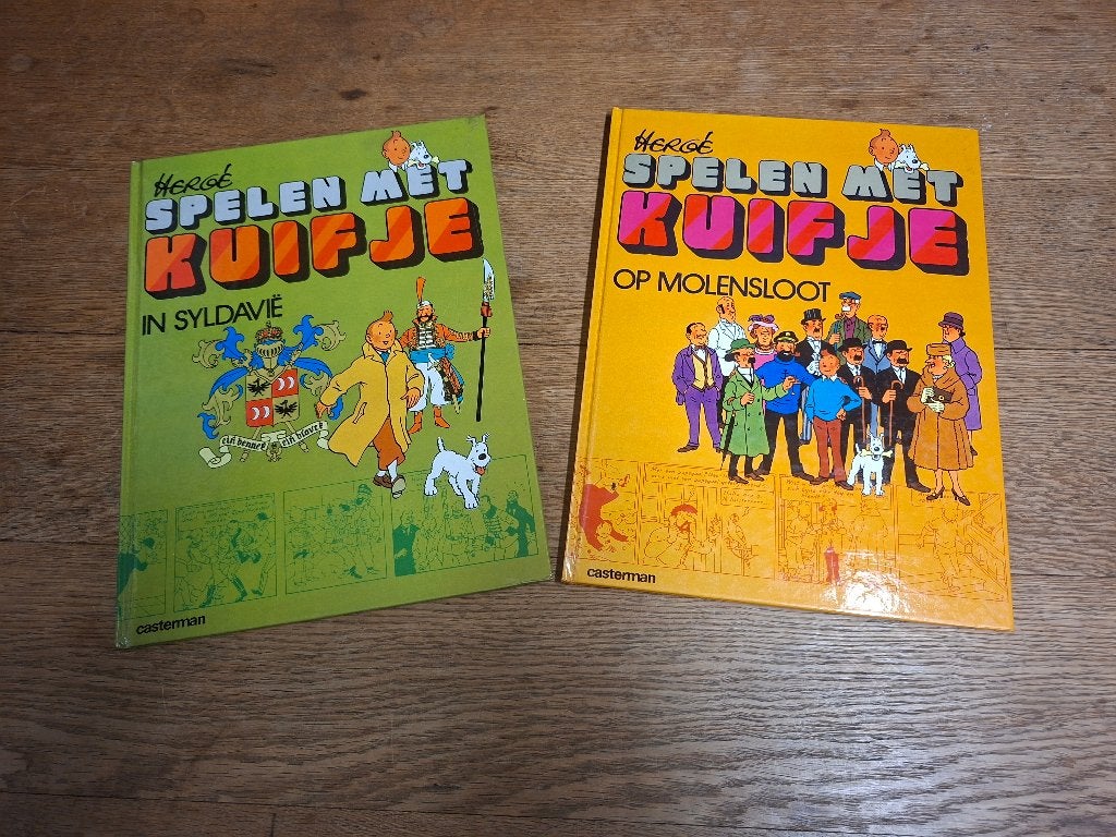 Spelen met kuifje albums, Boeken, Ophalen