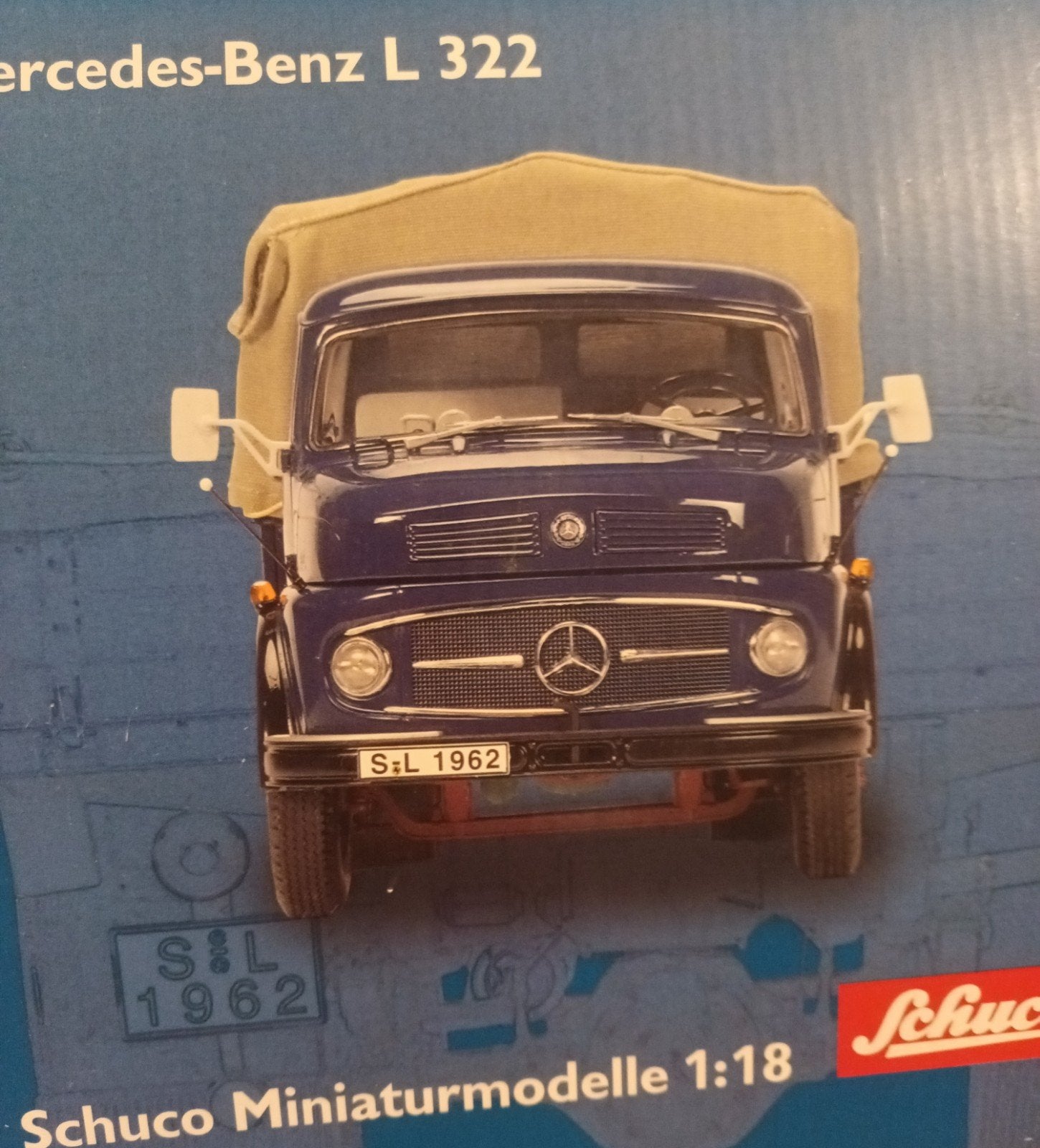 MERCEDES BENZ L322 SCHUCO 1962, Enlèvement ou Envoi, Comme neuf, Voiture