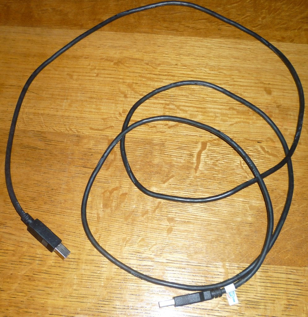 5. Câble USB‑A vers USB‑B – parfait état, Ophalen of Verzenden, Gebruikt