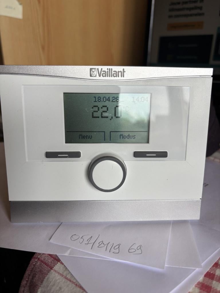 Draadloze thermostaat calorMATIC 350f Vaillant, Doe-het-zelf en Bouw, Ophalen of Verzenden, Zo goed als nieuw
