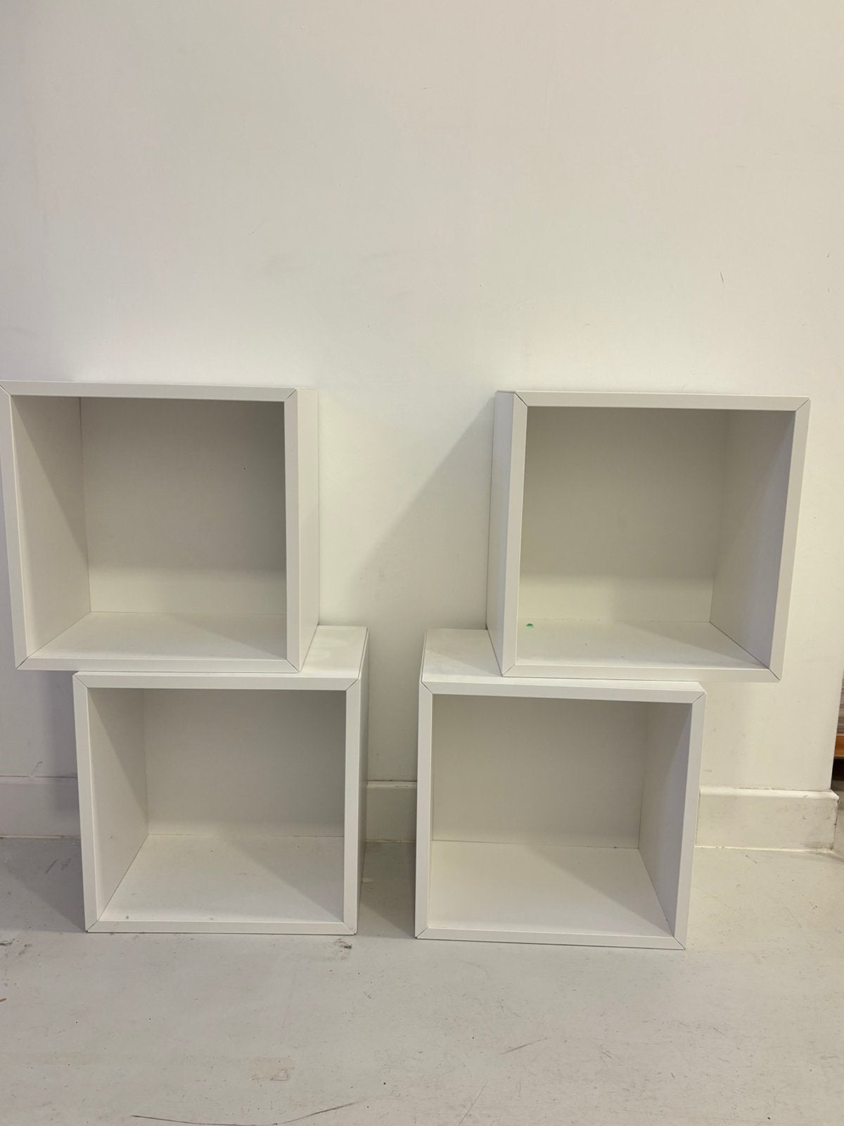 4 kubuskastjes Ikea Eket, Enlèvement, Comme neuf
