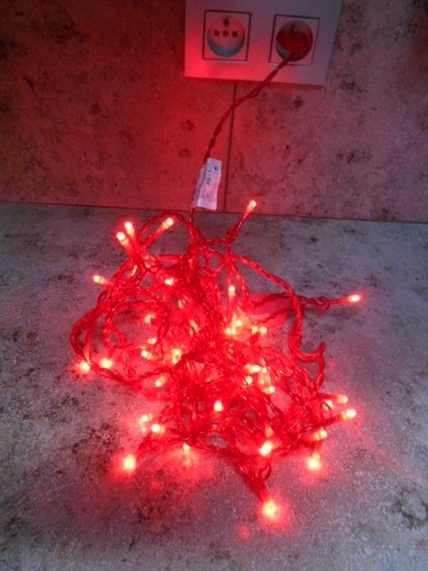 Kerst-verlichting - rood, Ophalen of Verzenden, Nieuw