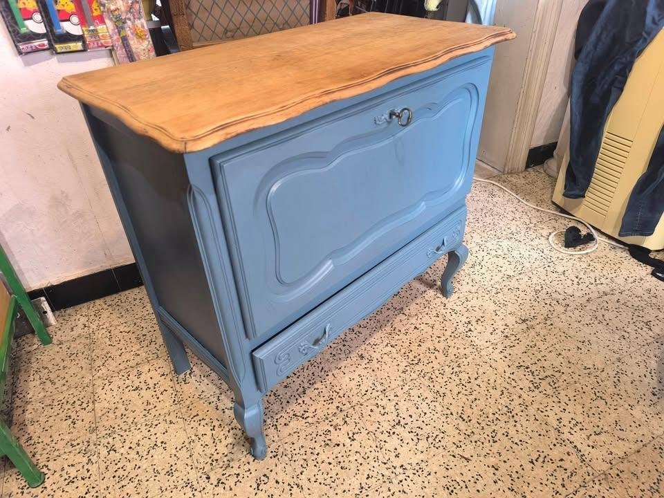 Superbe meuble bar vintage armoire placard a tiroir, Enlèvement