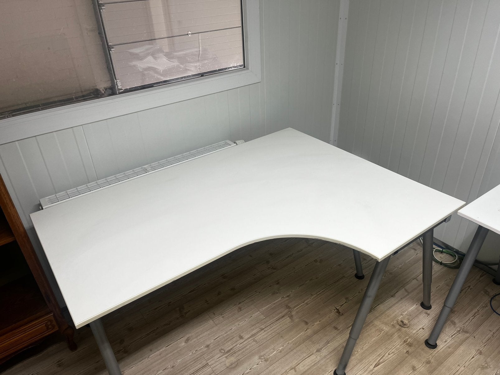 Hoekbureau wit, Ophalen, Zo goed als nieuw, Hoekbureau