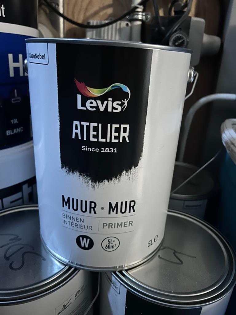 Levis verf, Doe-het-zelf en Bouw, Ophalen, Zo goed als nieuw, Verf
