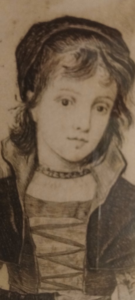Oude gravure - Roodkapje, Ophalen of Verzenden