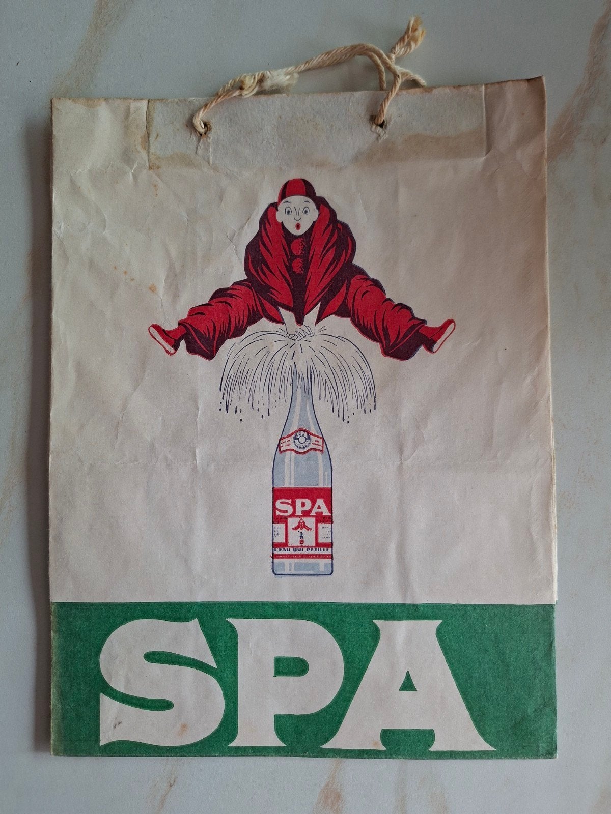 Sachet papier Spa monopole (bande verte)
