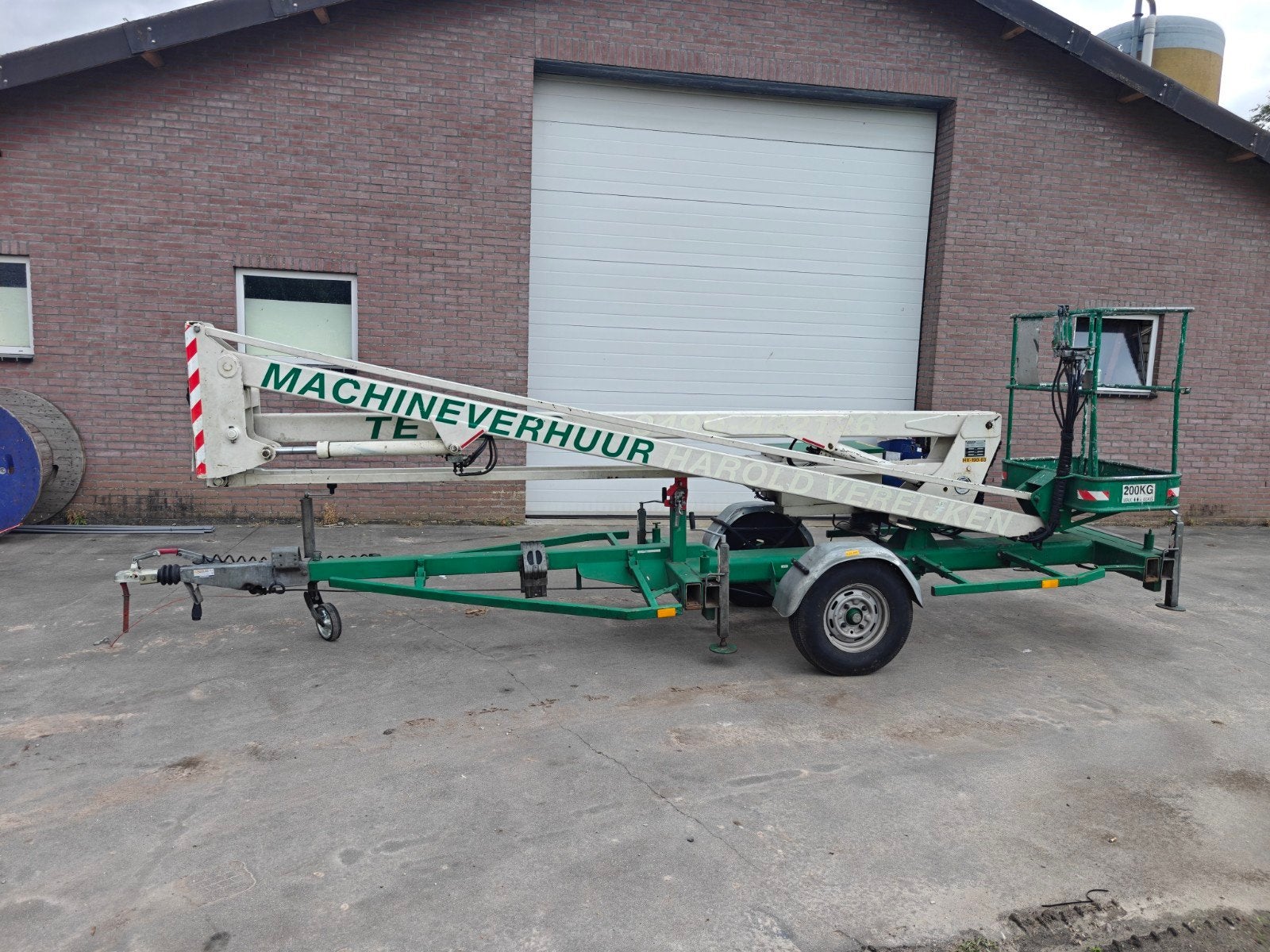 Custers S12B aanhanger hoogwerker 12 meter, Ophalen of Verzenden