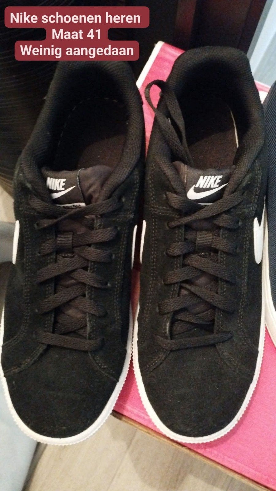 Herenschoenen, Enlèvement, Porté