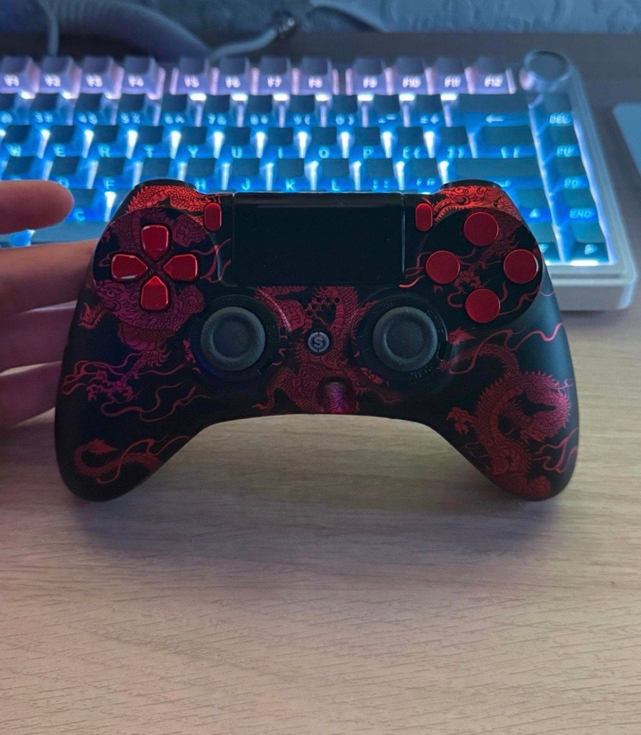 Scuf controller ps4, Verzenden, Zo goed als nieuw, Controller, PlayStation 4