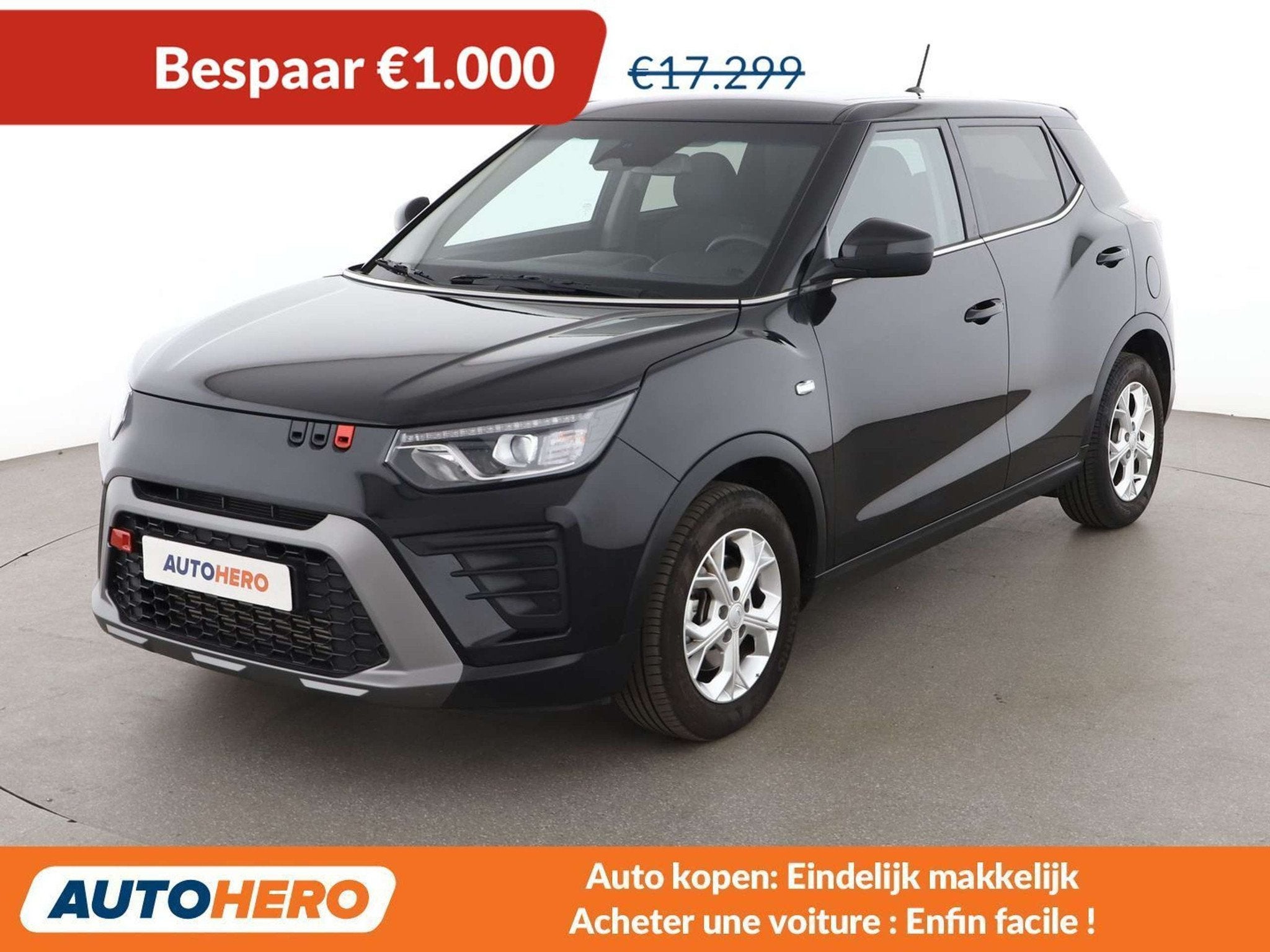 KGM Tivoli 1.5 T-GDi (bj 2025), Auto's, Overige Auto's, 135 pk, Gebruikt, Zwart, Zwart