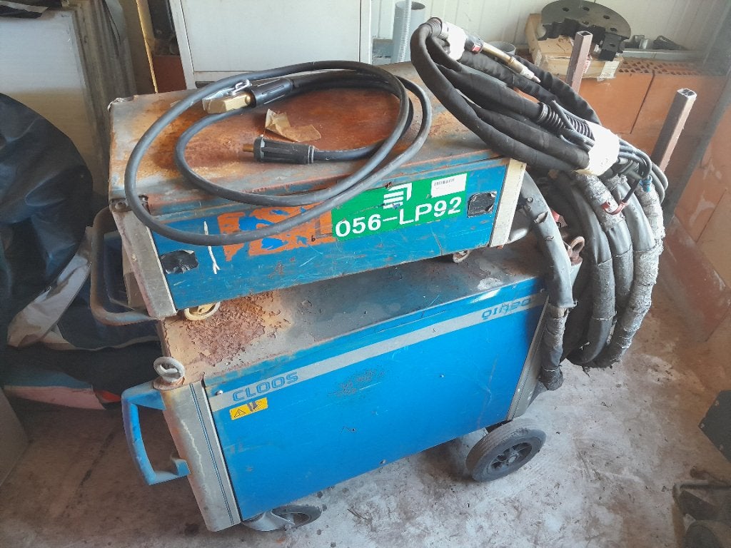 Lasposten Cloos 450 MAG (halfautomaat) en Esab LTG 250 TIG, Enlèvement, Utilisé, 250 ampères, Tig
