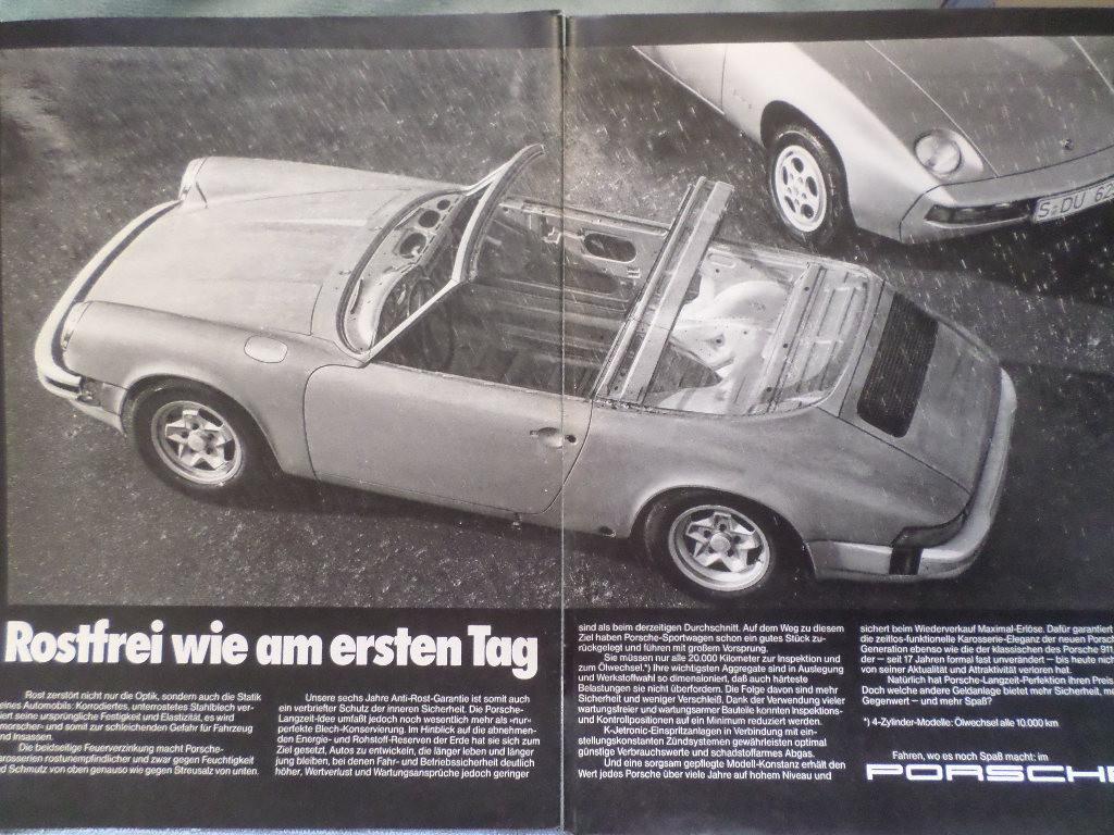 Publicité 3 pour la Porsche 911, Enlèvement ou Envoi, Porsche
