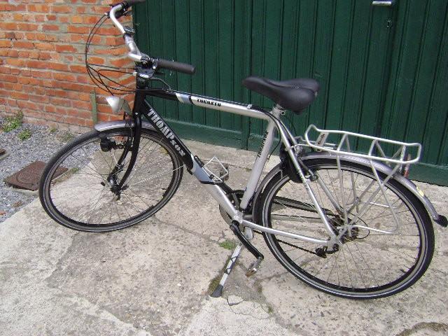 Herenfiets Thompson 28 inch 27 versnellingen //60€, Autres marques, Vitesses, Frein sur jante, 57 à 61 cm
