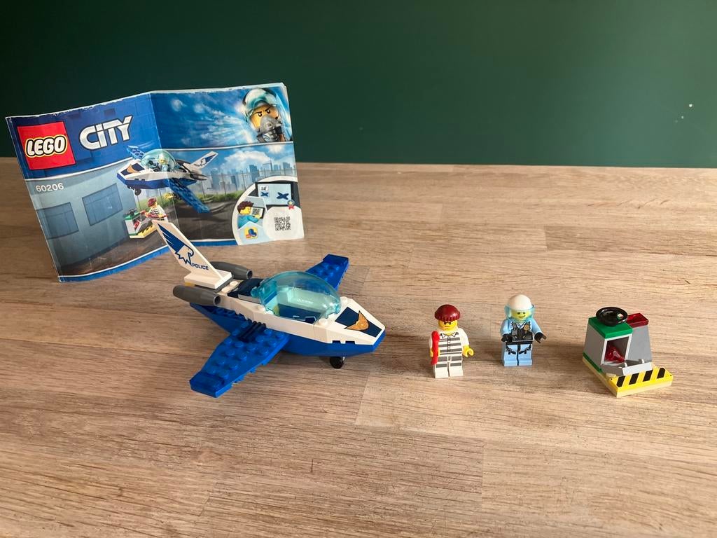 Lego city 60206 politie vliegtuig, Ophalen, Zo goed als nieuw, Lego, City