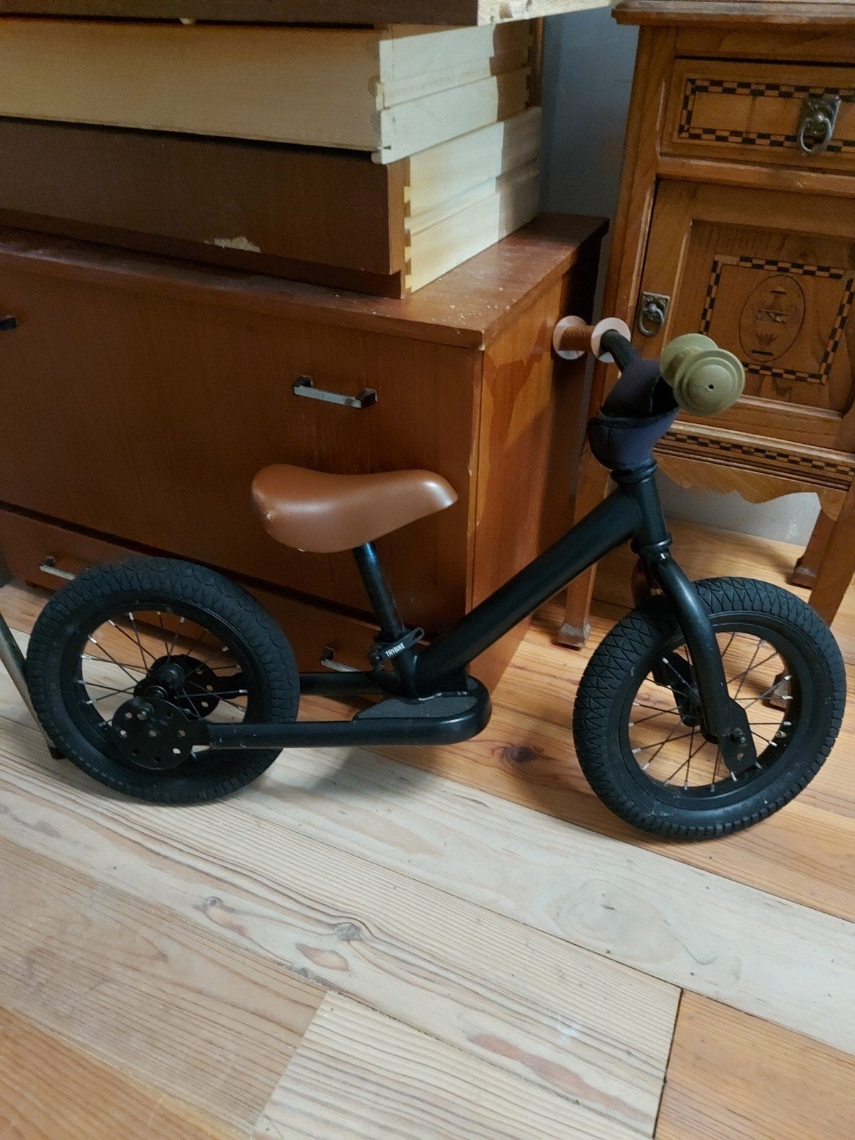 loopfiets, Ophalen