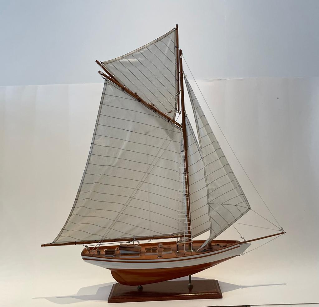 Modelbouw zeilboot, Hobby en Vrije tijd, Modelbouw | Boten en Schepen, Zo goed als nieuw, Ophalen