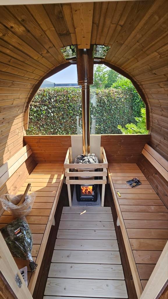2,5M Barrel Sauna Gratis Levering en Plaatsing, Ophalen of Verzenden