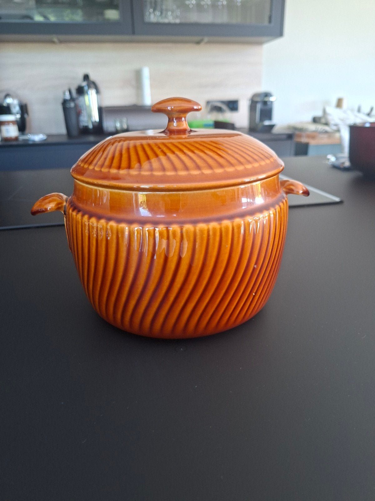 BOCH LA LOUVIERE braadpan, model TRIANON. ONBERISPELIJK, Antiek en Kunst, Ophalen