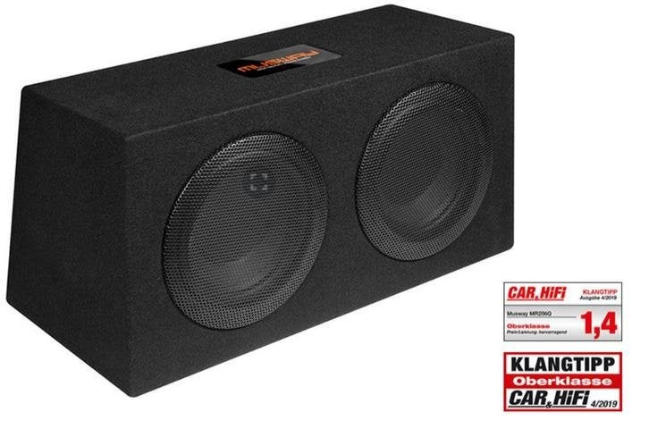 MR206Q  DUAL-BASSREFLEX-SYSTEM MIT 2 x 16,5 CM (6.5?) SUBWOO
