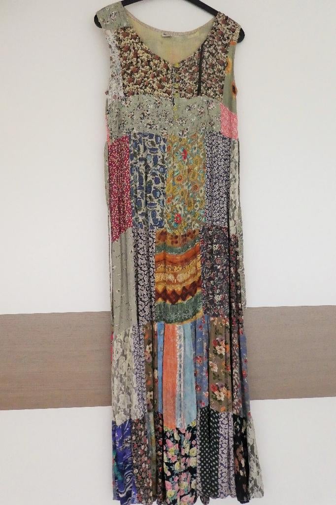 Superbe Robe Patchwork Longue T.38, Enlèvement, Taille 38/40 (M)